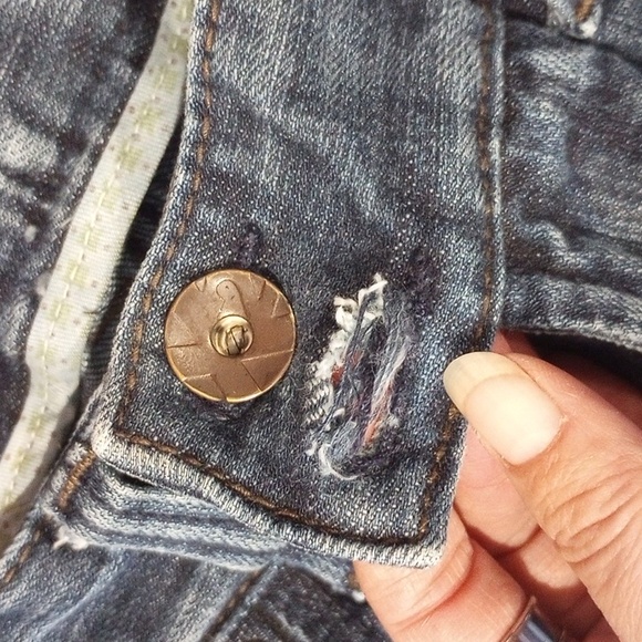 Free 🚛 LDS 6 "X2" Denim Wide Leg Jeans / Hipster - Picture 6 of 15